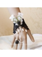 Black and White Lace Lolita Bracelet