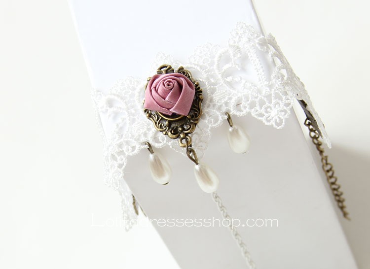 White Sweet Lace Lolita Bracelet