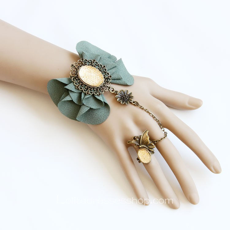 Green Sweet Chiffon Lolita Bracelet