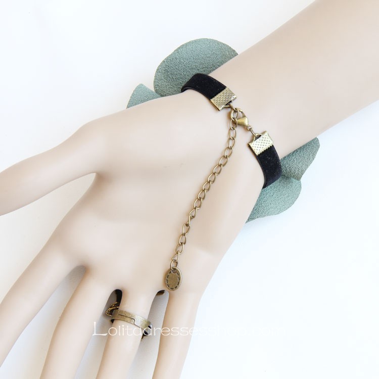 Green Sweet Chiffon Lolita Bracelet