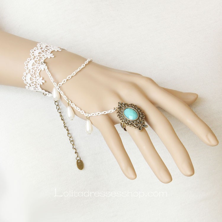 White Lace Lolita Bracelet