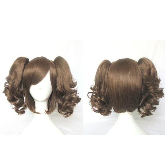 Lolita Curly Wig Brown 30 cm