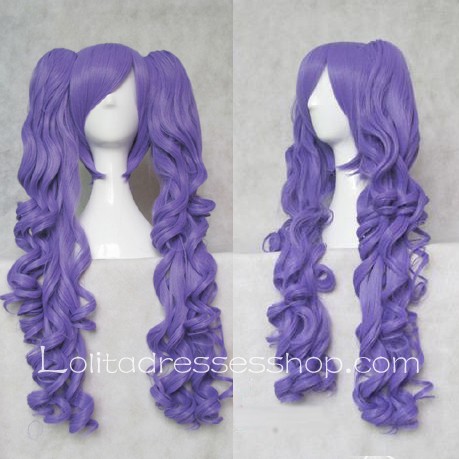 Lolita Curly Wig by Purple 55cm