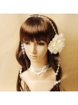 Fairy White Flower Female Short Lace Necklace