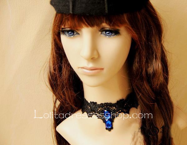 Gothic Vampire Royal Women Short Necklace