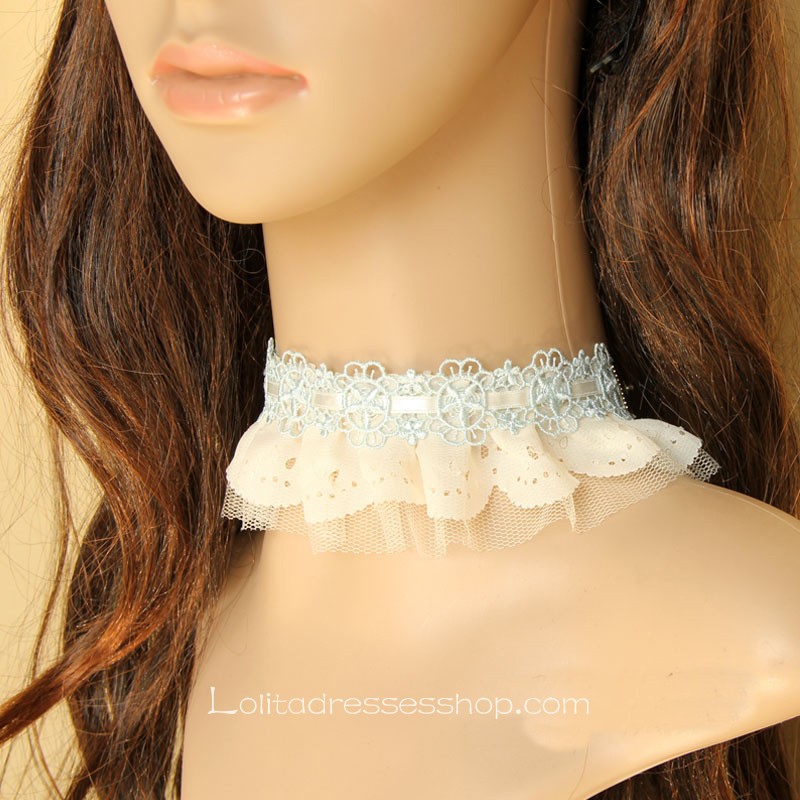 Small Fresh Sweet Lady Lace Necklace