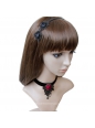 Gothic Lolita Style Fashion Black Lace Necklace