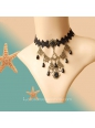 Lolita Dark Queen Retro Female Belly Dance Necklace