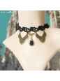 Lolita Gothic Black Lace Noble Necklace