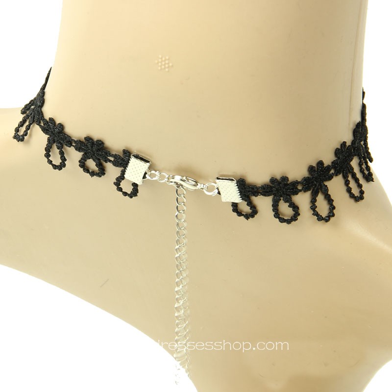 Sexy Dancers Black Lace Necklace