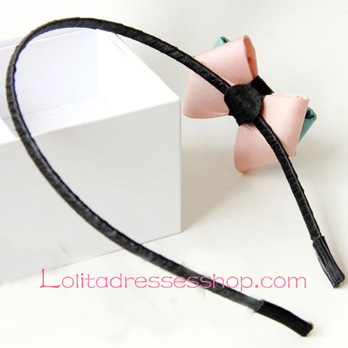 Lolita Headdress Sweet Chiffon Bow Headband