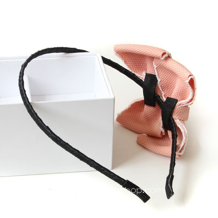 Lolita Headdress Bud Head Ball Head Bow Sweet Pink Headband