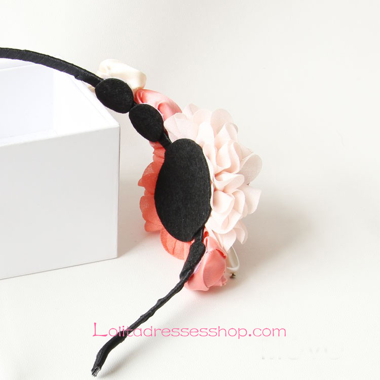 Lolita Headdress Flowers Retro Sweet Headband