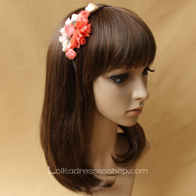 Lolita Headdress Flowers Retro Sweet Headband