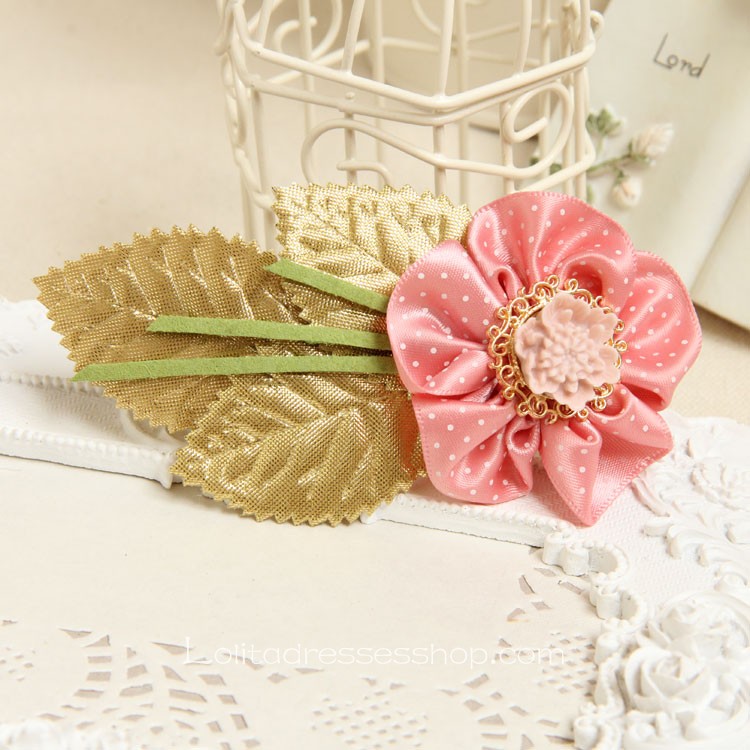 Lolita Headdress Idyllic Small Fresh Fashion Flowers Barrette