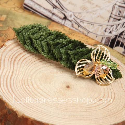 Lolita Headdress Crystal Fashion Idyllic Forest Barrette