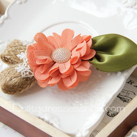 Lolita Headdress Forest Lace Flowers Seaside Barrette