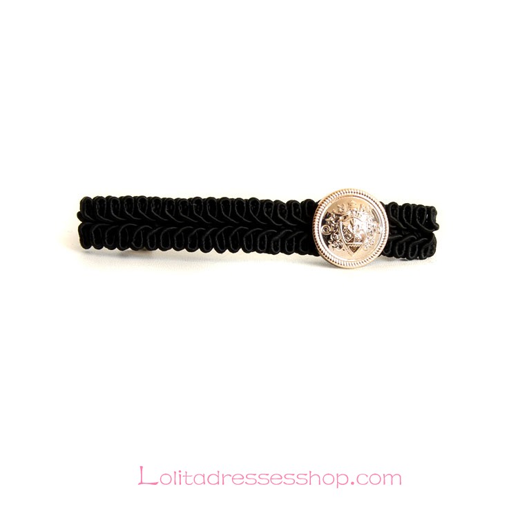 Lolita Headdress Black Lace Fashion Barrette