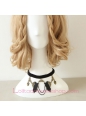 Lolita Punk Rock Black Heart-shaped Pattern Necklace