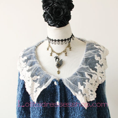 Lolita Beautiful Swan Wedding Dress Fashion Necklace
