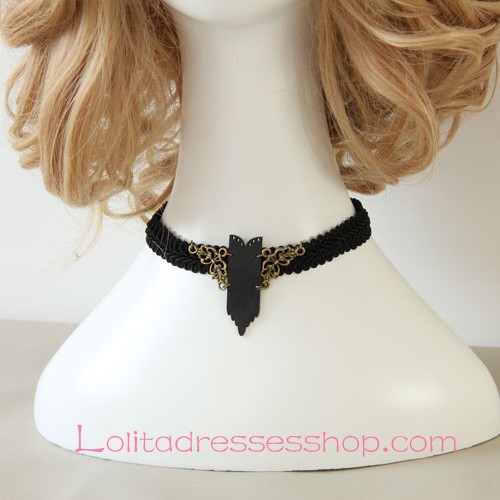 Lolita Black Gothic Fashion Lady Necklace