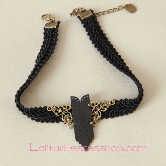 Lolita Black Gothic Fashion Lady Necklace