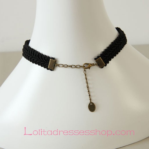 Lolita Black Gothic Fashion Lady Necklace