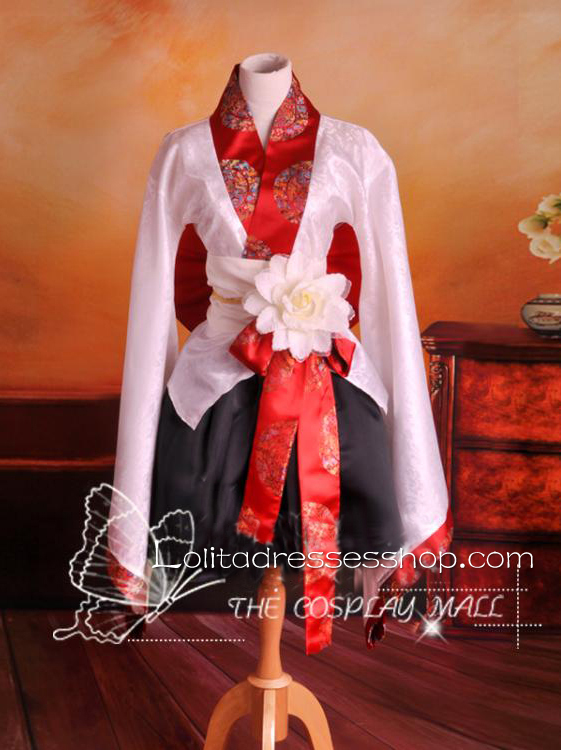 Lolita Fashion Sweet Flower Bow Kimono