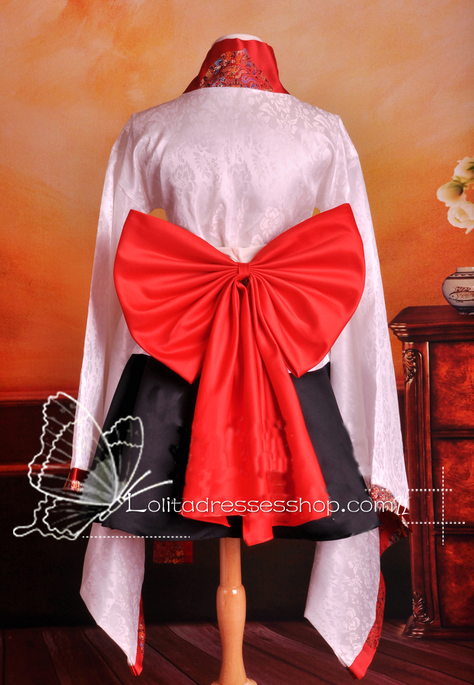 Lolita Fashion Sweet Flower Bow Kimono