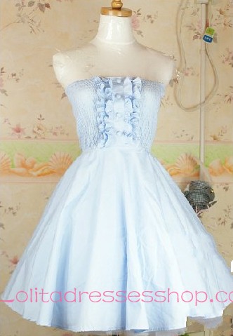 Lolita Light Blue Palace Barbie Dream Tee Dress