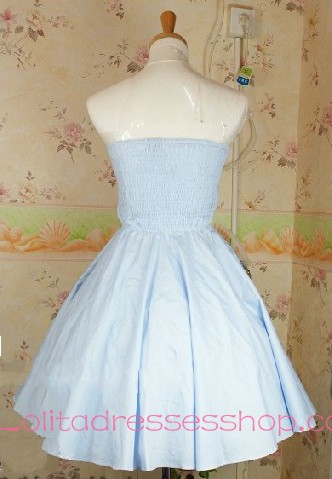 Lolita Light Blue Palace Barbie Dream Tee Dress