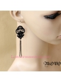 Lolita Winter Story Black Lace Tassels Earring