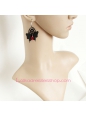 Lolita Original handmade Lace Hell Butterfly Earring