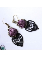 Lolita Retro Fashion Lace Rose Earring