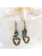 Lolita Artificial Crystal Love Retro Handmade Fashion Earring