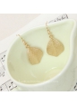 Lolita Fashion Retro Golden Leaves Palace Earring