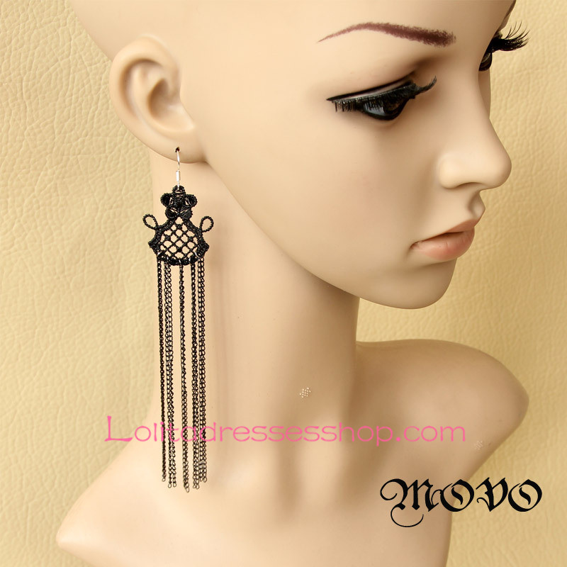 Lolita Long Tassels Sexy Queen Creative Earring