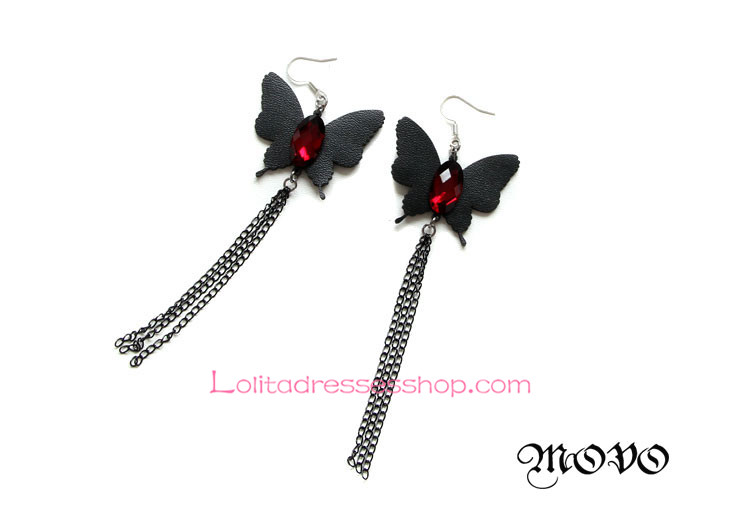 Lolita Original handmade Tassels Hell Butterfly Earring