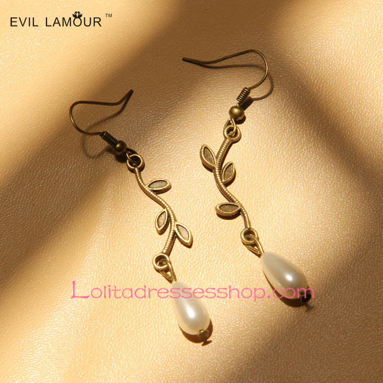 Lolita Sen Department Fairy Little Fresh Handmade Retro Earring