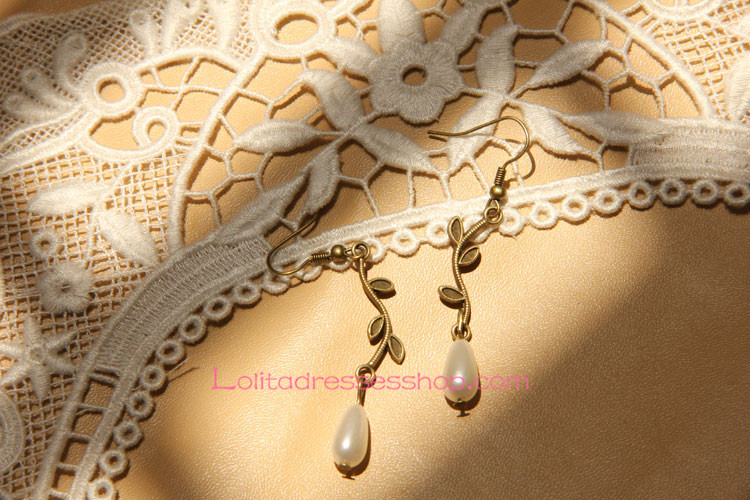 Lolita Sen Department Fairy Little Fresh Handmade Retro Earring