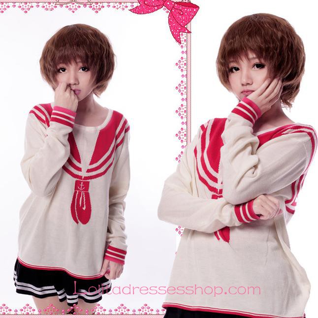 Lolita Light Brown Slightly Curled Short Maid Cute Cosplay Wig