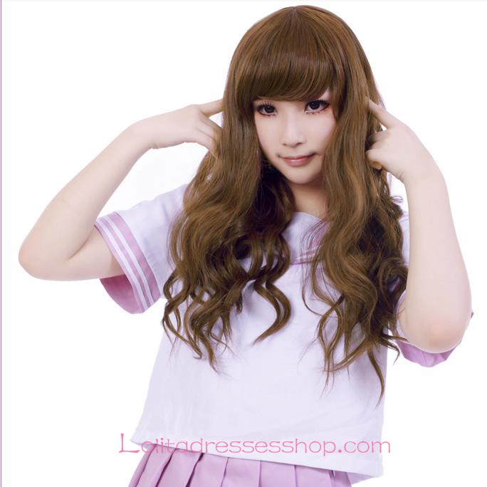 Lolita Brown Maid Cute Cosplay Wig