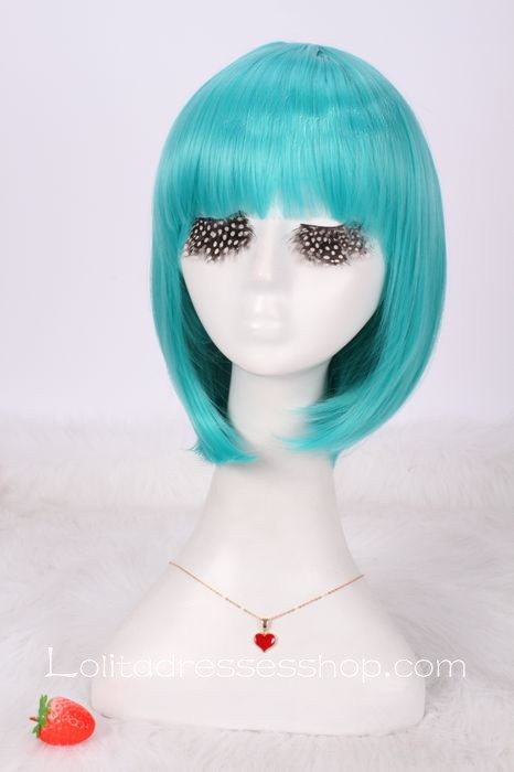 Lady Gaga Green Short Bobo Nifty Lolita Cute Cosplay Wig