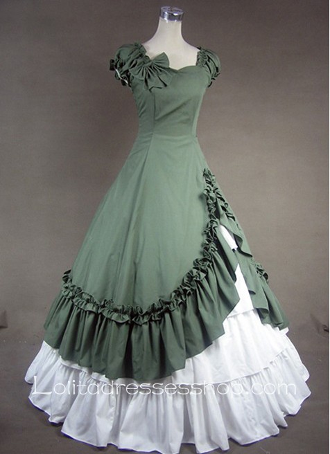 Sweetheart Ruffled Bow Decoration Gothic Victorian Lolita Dress