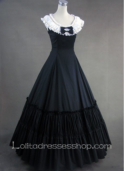 Aristocrat Style Sleeveless Ruffled Gothic Victorian Lolita Dress