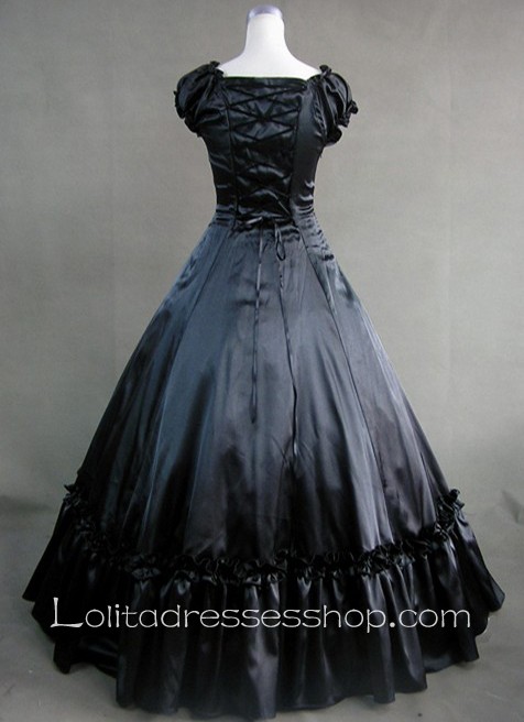 Ruffled Neckline Multi-Layer Fashion Gothic Victorian Lolita Dress