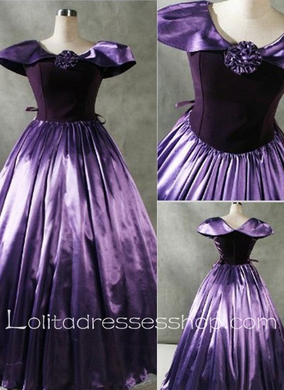 Gothic Victorian Patrician Purple Luxuriant Lolita Dress
