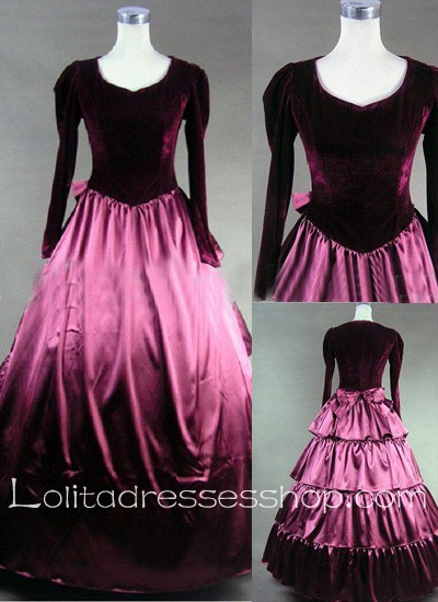 Gothic Victorian Temptation purple Luxirant Lolita Dress
