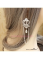 Court White Pearl Tassels Lolita Earring