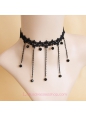Simple Black Lace All Match Lolita Necklace
